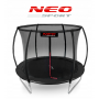 Батут Neo-Sport Premium 312 см Black с сіткою і драбинкою