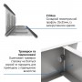 Стелаж Бюджет ОМ 2400х1200х500 Меткас, 125 кг/полицю, 6 полиць, МДФ, оцинкований, металевий