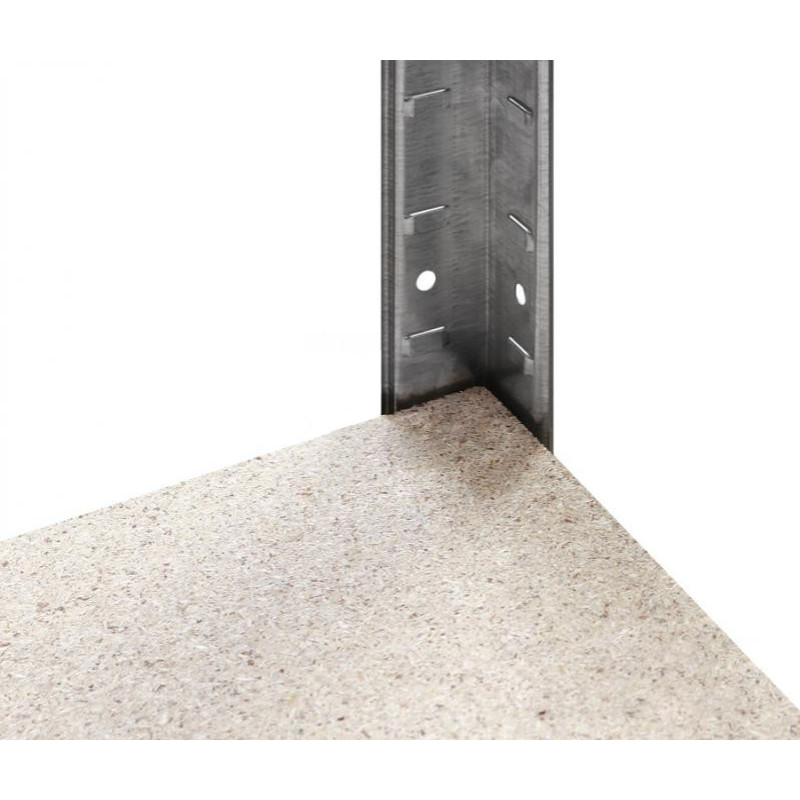 Стелаж Стандарт ОД 2400х1000х500 Меткас, 220 кг/полицю, 5 полиць, ДСП, оцинкований, металевий