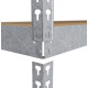 Стеллаж Титан ОД 3120х1600х400 Меткас, 300 кг/полку, 5 полок, ДСП, оцинкованный, металлический