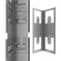Стеллаж Бюджет ОД 2400х1200х600 Меткас, 125 кг/полку, 6 полок, ДСП, оцинкованный, металлический