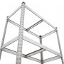 Стеллаж Бюджет ОМ 1800х800х300 Меткас, 175 кг/полку, 5 полок, МДФ, оцинкованный, металлический