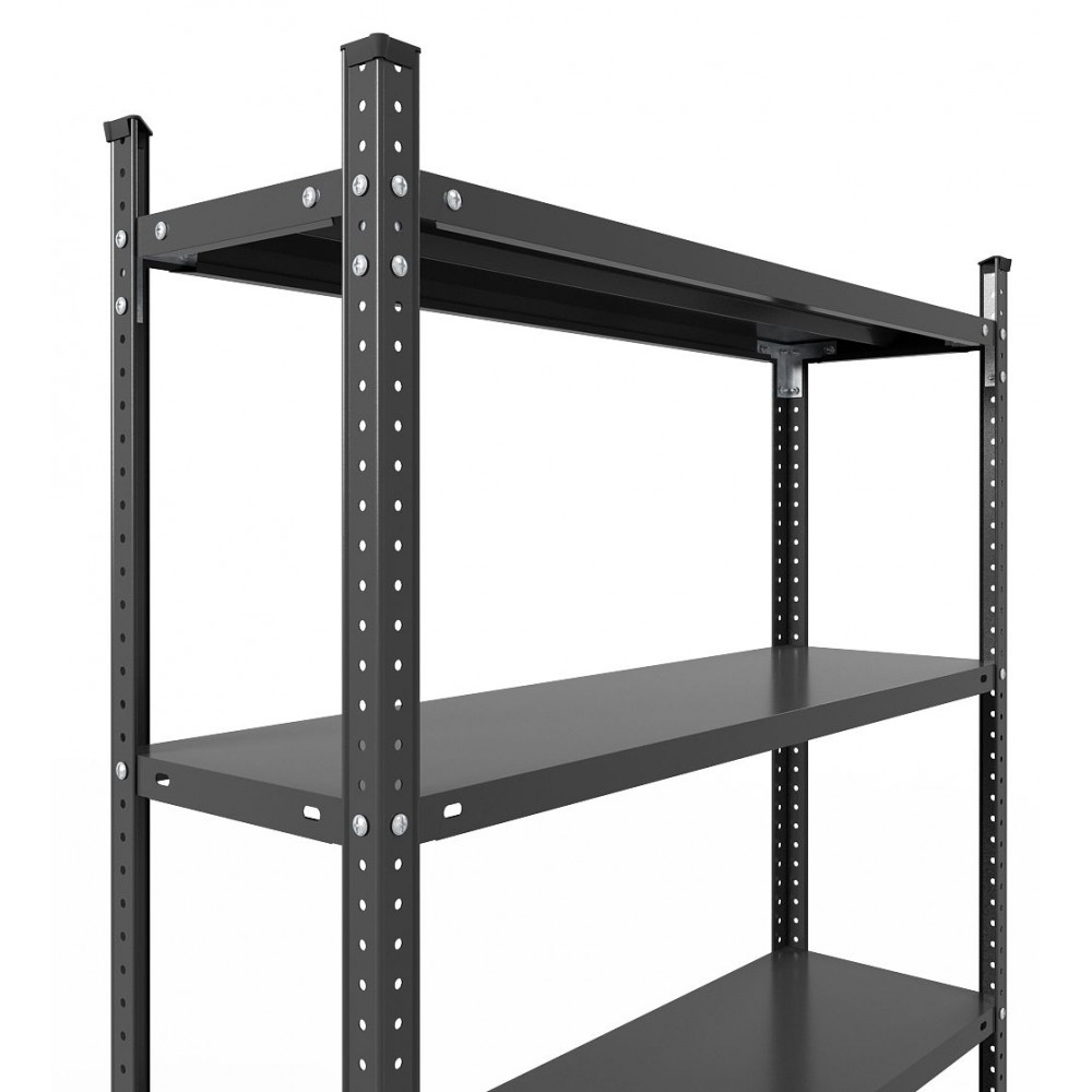 Стелаж Атлант КС 2000х1200х300 Меткас, 150 кг/полицю, 5 полиць, фарбований, металевий