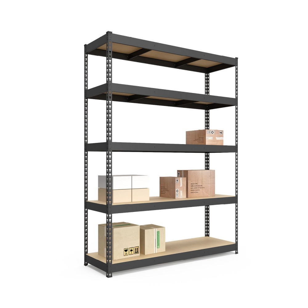 Стелаж Титан КД 2160х1600х400 Меткас, 300 кг/полицю, 5 полиць, ДСП, фарбований, металевий