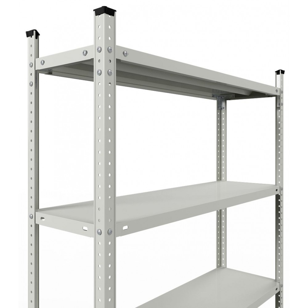 Стелаж Атлант КС 2000х1000х300 Меткас, 150 кг/полицю, 5 полиць, фарбований, металевий