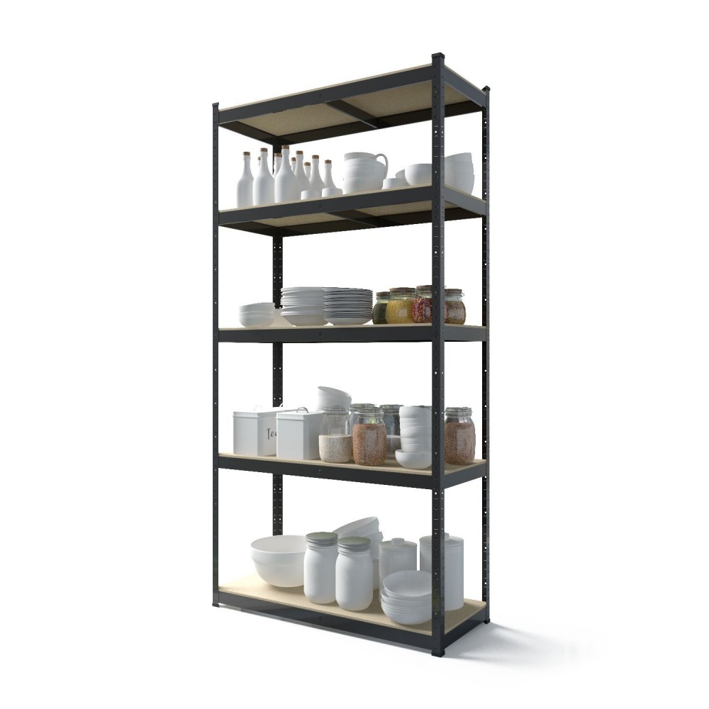 Стелаж Бюджет КД 1800х1000х300 Меткас, 150 кг/полицю, 5 полиць, ДСП, фарбований, металевий