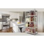 Стеллаж Бюджет ОС 1800х1000х400 Меткас, 150 кг/полку, 5 полок, Сталь, оцинкованный, металлический