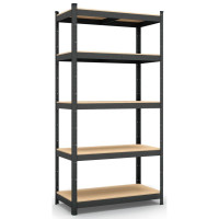 Стелаж Бюджет КД 1800х1000х600 Меткас, 150 кг/полицю, 5 полиць, ДСП, фарбований, металевий
