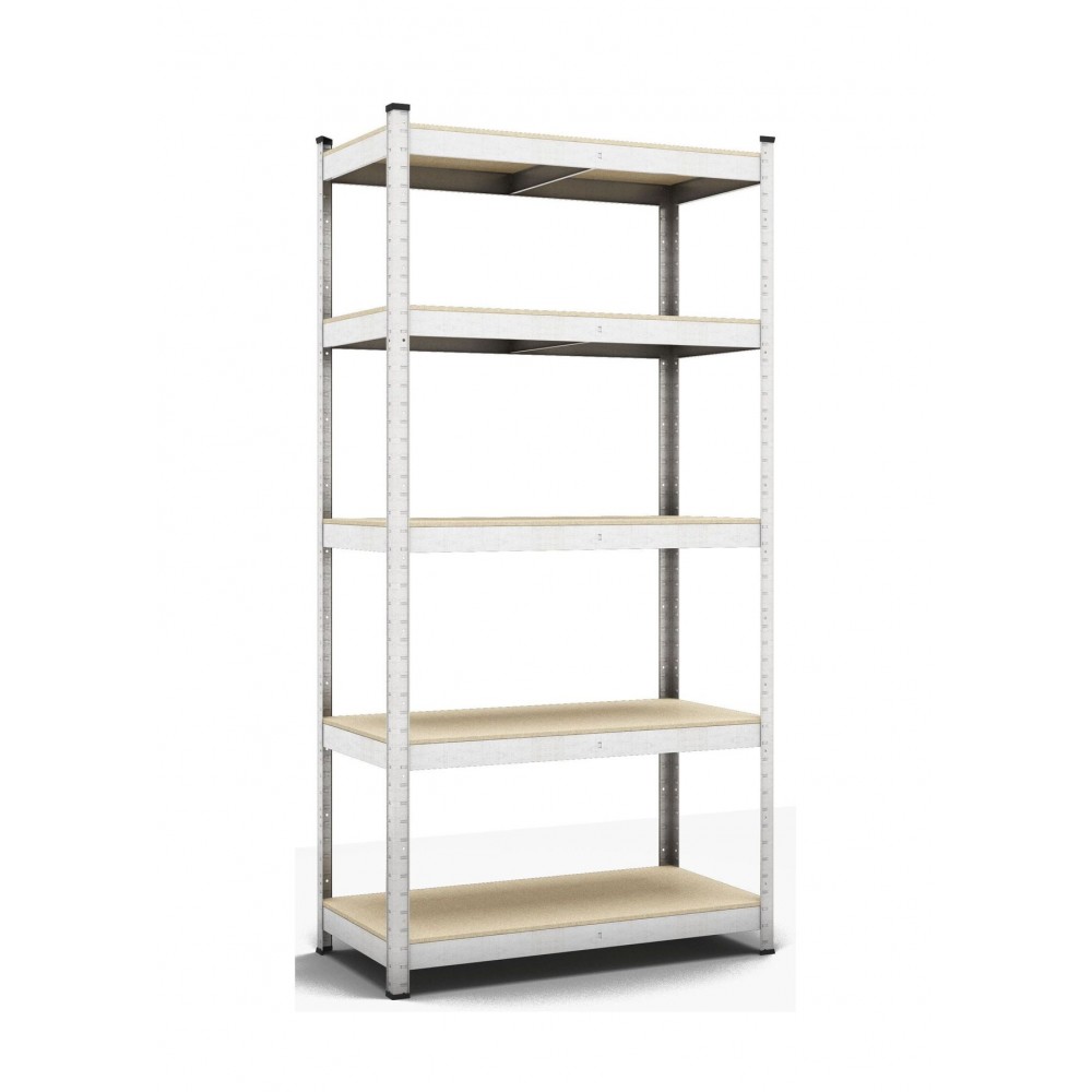 Стеллаж Бюджет ОД 1800х1100х300 Меткас, 150 кг/полку, 5 полок, ДСП, оцинкованный, металлический