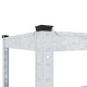 Стелаж Бюджет ОС 1600х800х400 Меткас, 150 кг/полицю, 4 полиці, Сталь, оцинкований, металевий