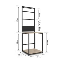 Стойка для инвертора и аккумуляторов Меткас 1590х540х500 мм