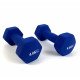 Гантели для фитнеса металлические Neo-Sport Blue 2 x 4 кг