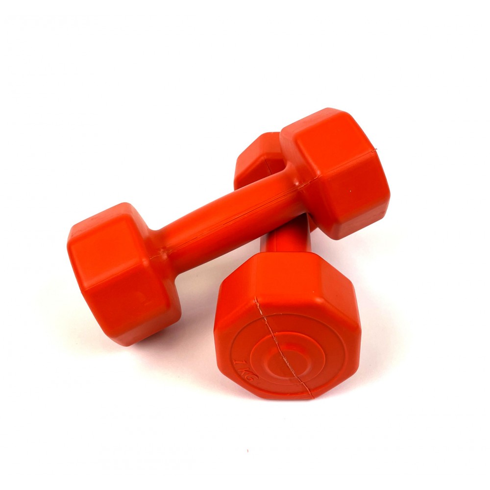 Гантелі для фітнесу NEO-SPORT 1 кг. x 2 шт., композитні