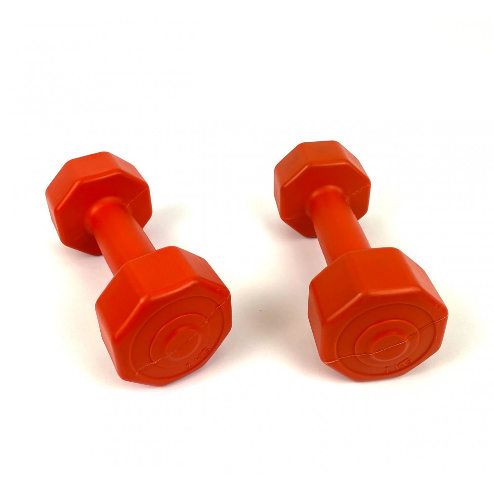 Гантелі для фітнесу NEO-SPORT 1 кг. x 2 шт., композитні