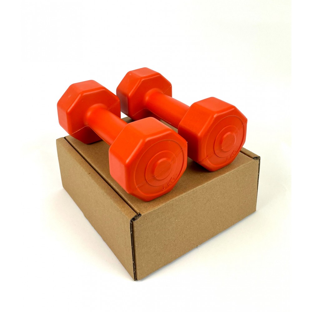 Гантелі для фітнесу NEO-SPORT 1 кг. x 2 шт., композитні