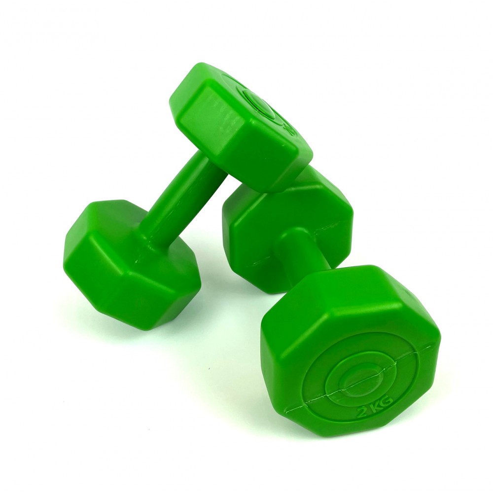 Гантели для фитнеса NEO-SPORT 2 кг x 2 шт., композитные