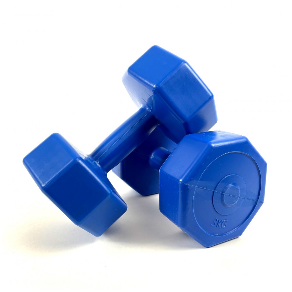 Гантели для фитнеса NEO-SPORT 3 кг x 2 шт., композитные