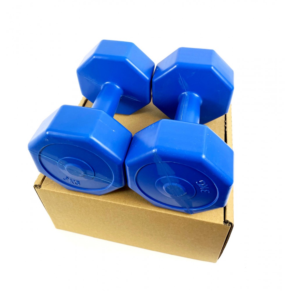 Гантели для фитнеса NEO-SPORT 3 кг x 2 шт., композитные