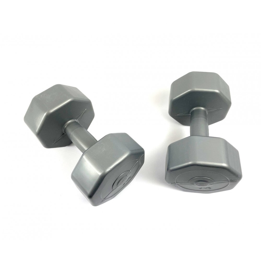 Гантели для фитнеса NEO-SPORT 4 кг. x 2 шт., композитные