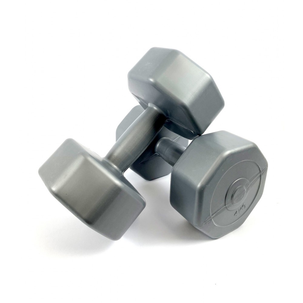 Гантели для фитнеса NEO-SPORT 4 кг. x 2 шт., композитные