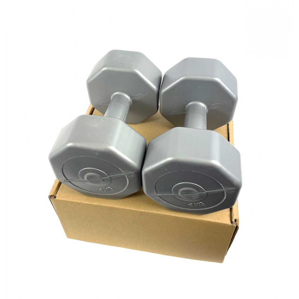 Гантели для фитнеса NEO-SPORT 4 кг. x 2 шт., композитные