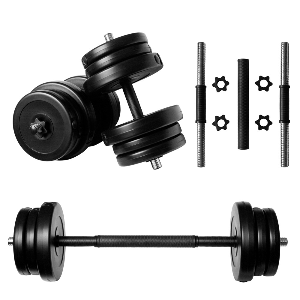 Комплект гантелей NEO-SPORT 42 кг (2 х 21 кг) із з'єднувачем для штанги