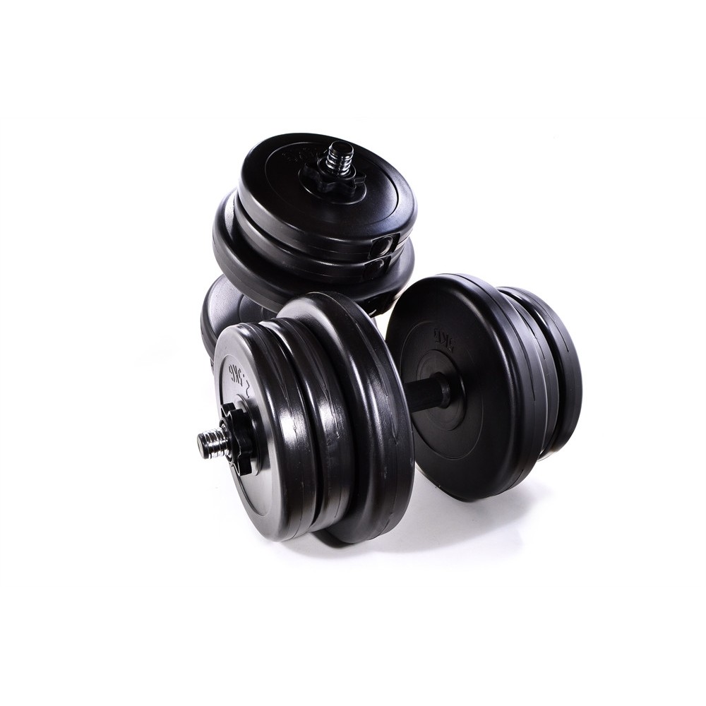 Комплект гантелей NEO-SPORT 42 кг (2 х 21 кг) із з'єднувачем для штанги