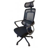 Крісло офісне ергономічне Е2502 ERGO BLACK