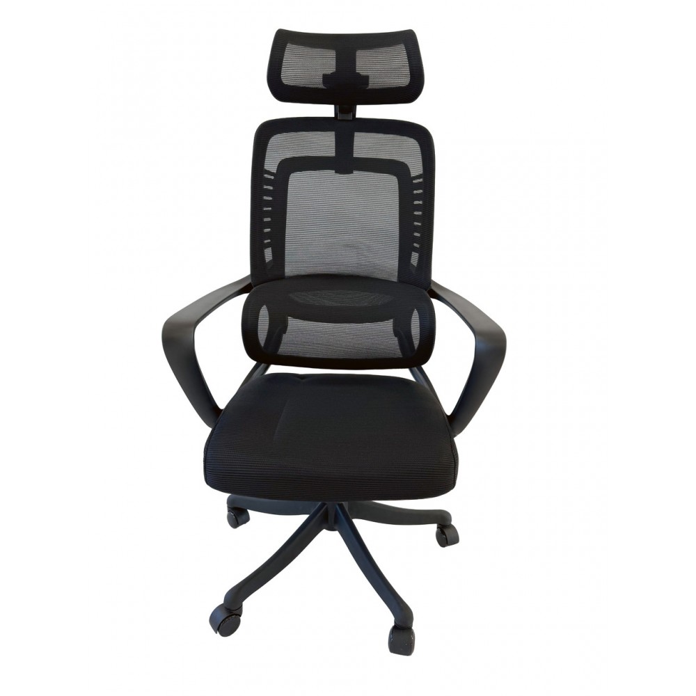 Крісло офісне ергономічне Е2502 ERGO BLACK