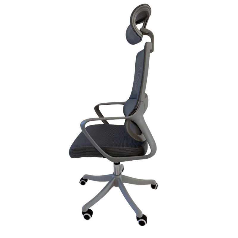 Офисное эргономичное кресло E2502 ERGO GRAY