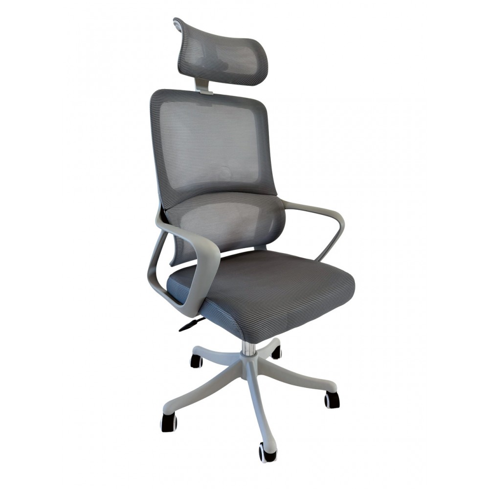 Офисное эргономичное кресло E2502 ERGO GRAY