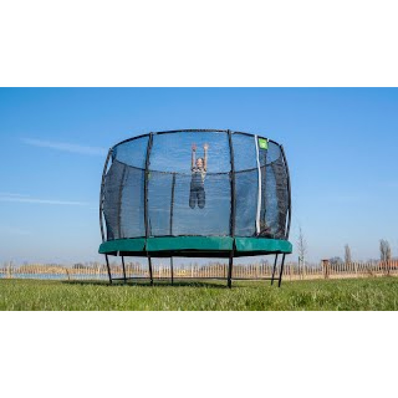 Батут Exit Lotus Premium 366 см Black с сеткой