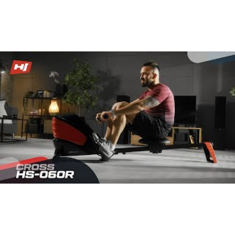 Гребной тренажер Hop-Sport HS-060R Cross красный