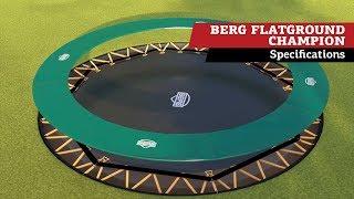 BERG FlatGround Champion trampoline | specifications