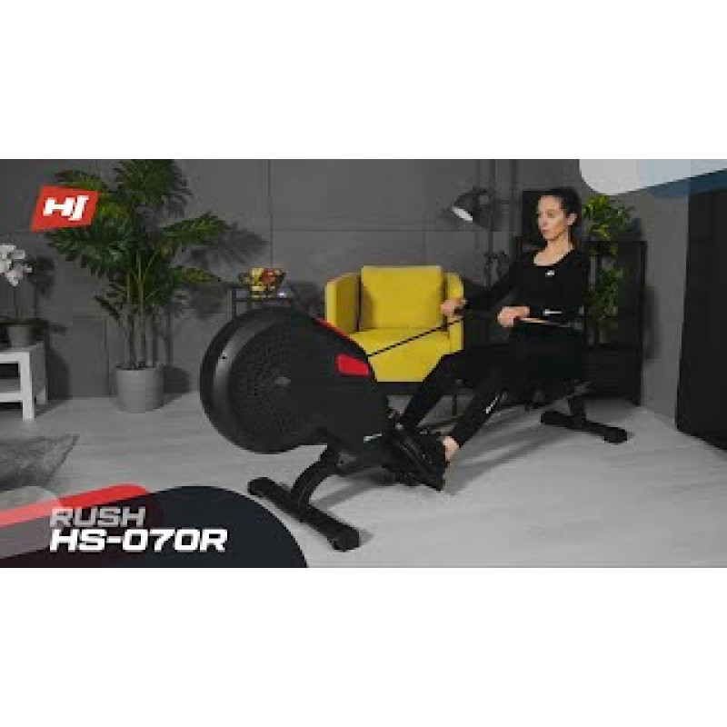 Гребной тренажер воздушный Hop-Sport HS-070R Rush