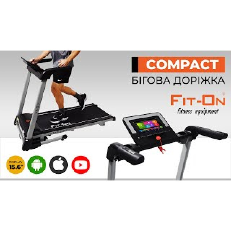 Бігова доріжка Fit-On Compact 10.1" LСD Wi-Fi