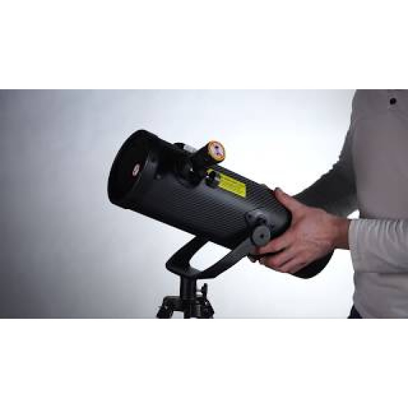 Телескоп Bresser Solarix 114/500 AZ Carbon з сонячним фільтром і адаптером для смартфона (4614505)