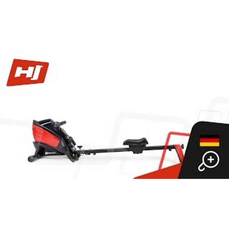 Гребной тренажер Hop-Sport HS-060R Cross красный
