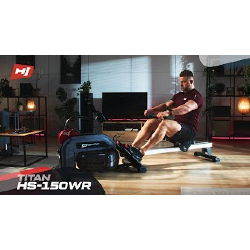 Гребний тренажер Hop-Sport 150WR Titan Grey