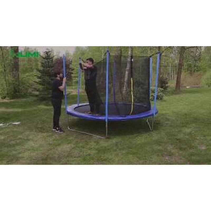 Батут Jumi Motion 305 см з внутрішньою сіткою синій