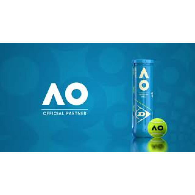 М'ячі для тенісу Dunlop Australian Open, 4 шт.