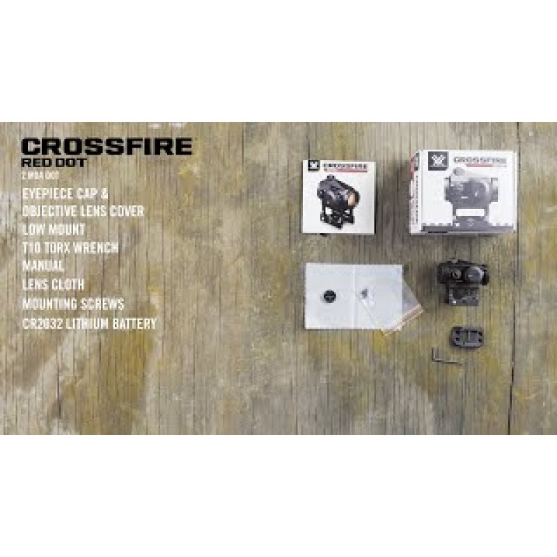Приціл коліматорний Vortex Crossfire Red Dot (CF-RD2)