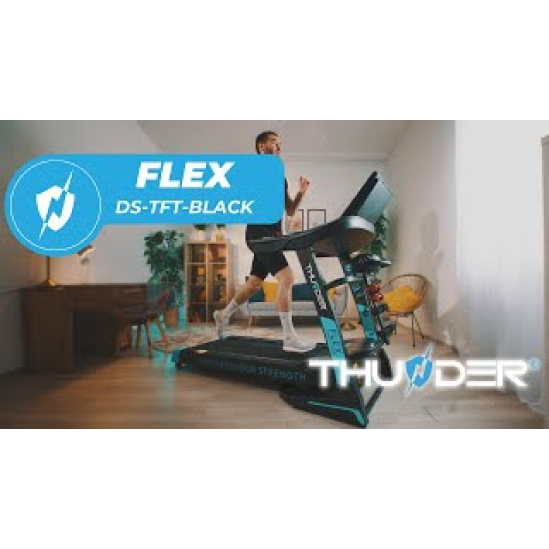 Беговая дорожка THUNDER Flex-DS Black