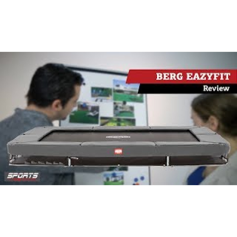 Батут Berg Ultim InGround Champion Green 330x220 см с сеткой Deluxe