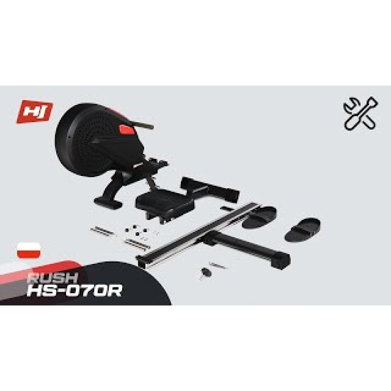 Гребной тренажер воздушный Hop-Sport HS-070R Rush