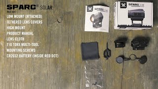 Vortex® SPARC® Solar Unboxing