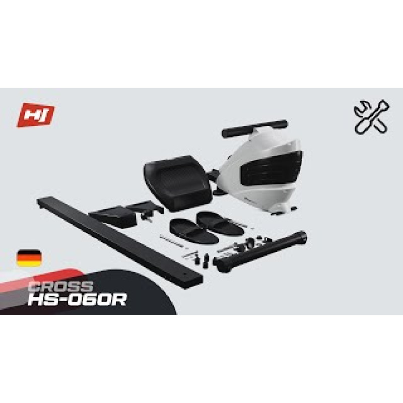 Гребной тренажер Hop-Sport HS-060R Cross красный