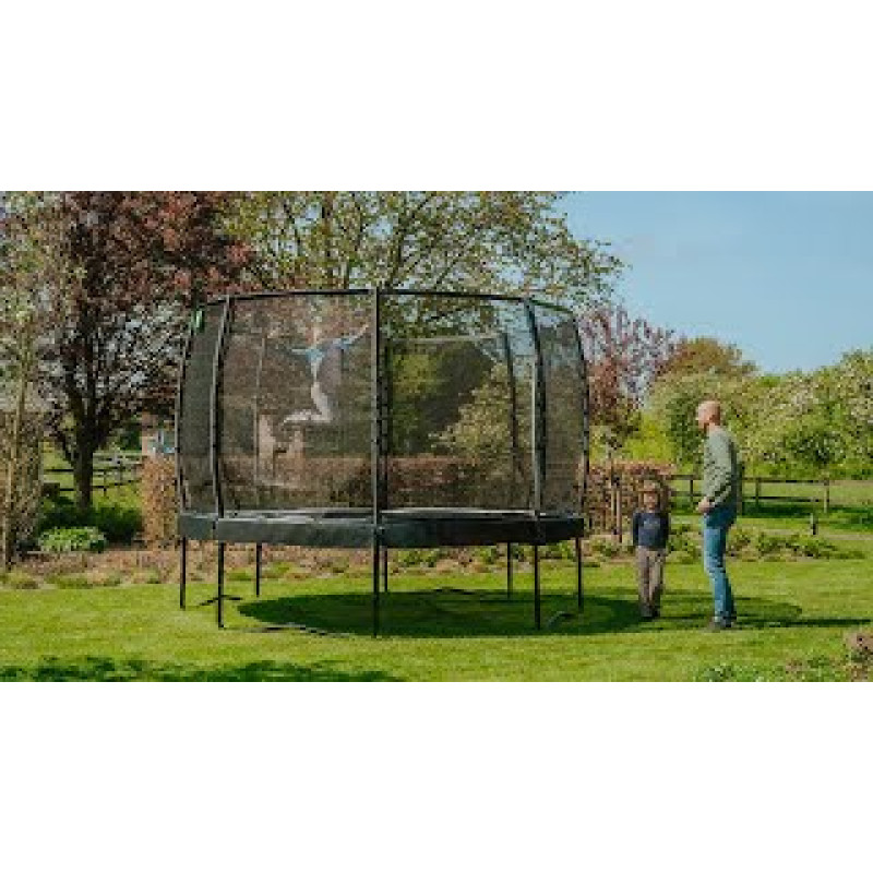 Батут Exit Allure Classic 305 см Black с сеткой