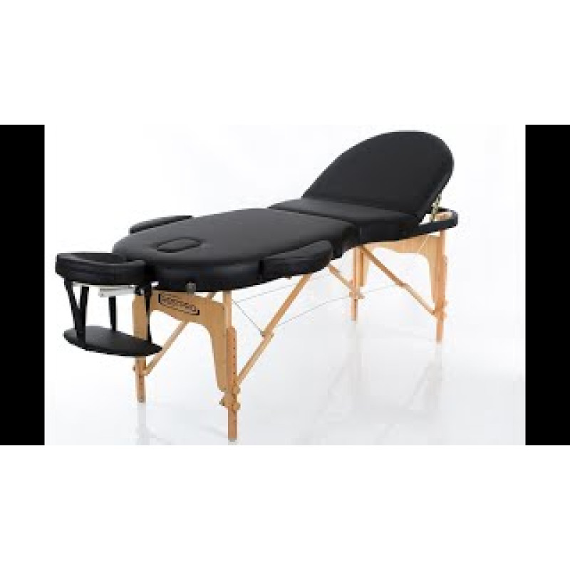Массажный стол Restpro Vip Oval 3 чёрный