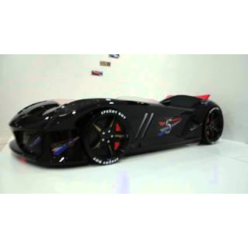 Детская кровать машина Jaguar Speedy Boy 190 x 90 см, красная